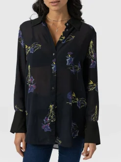 Blouses & Shirts|Saint and Sofia Madison Shirt - Blue Lily Gardens