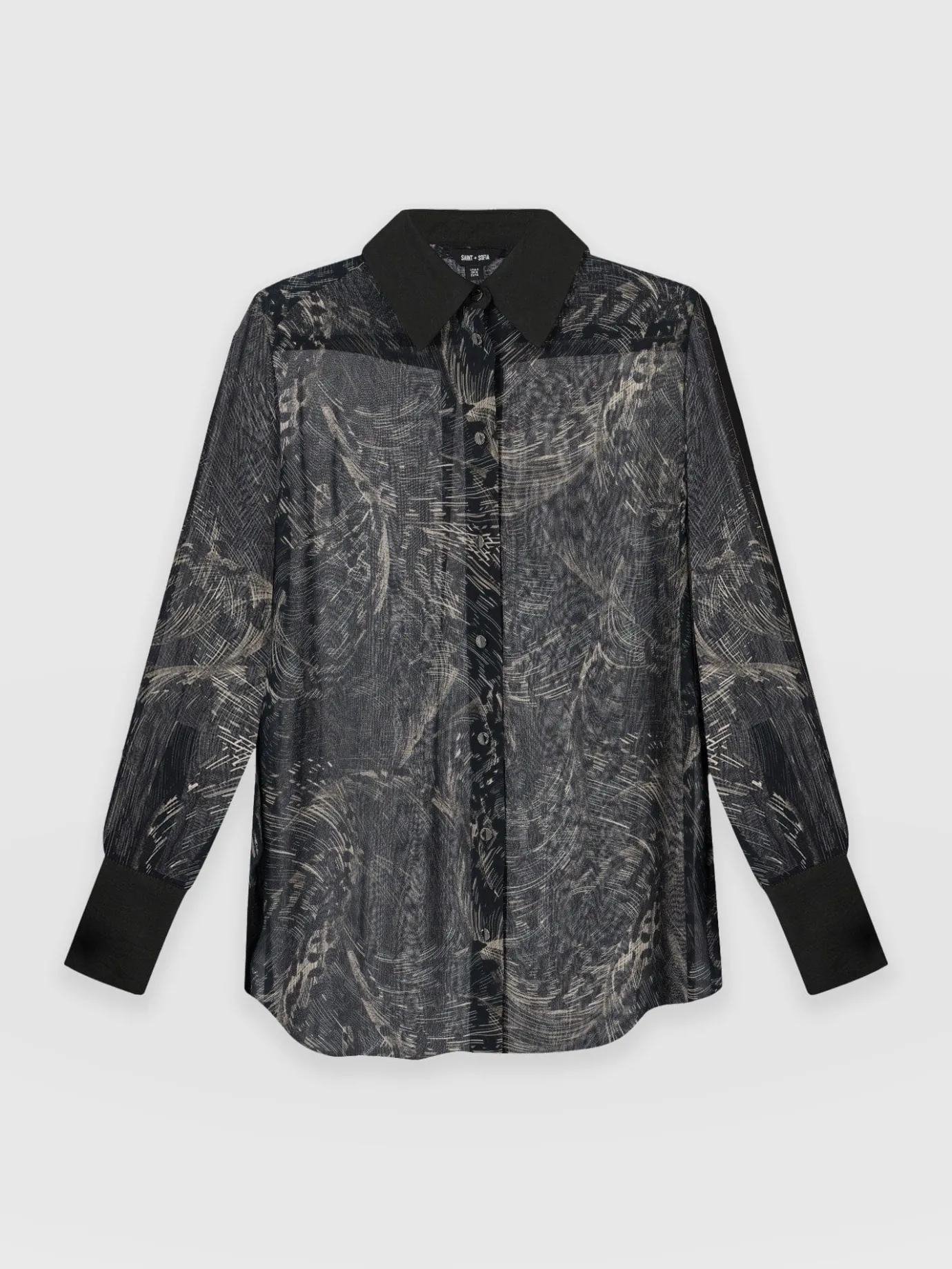 Blouses & Shirts|Saint and Sofia Madison Shirt - Spot Feather