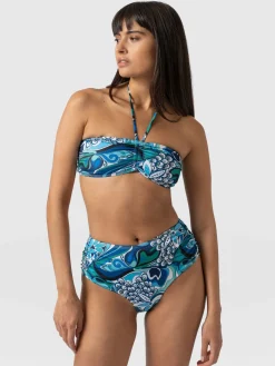 Swimwear|Saint and Sofia Maya Bandeau Bikini Bottom - Paradise