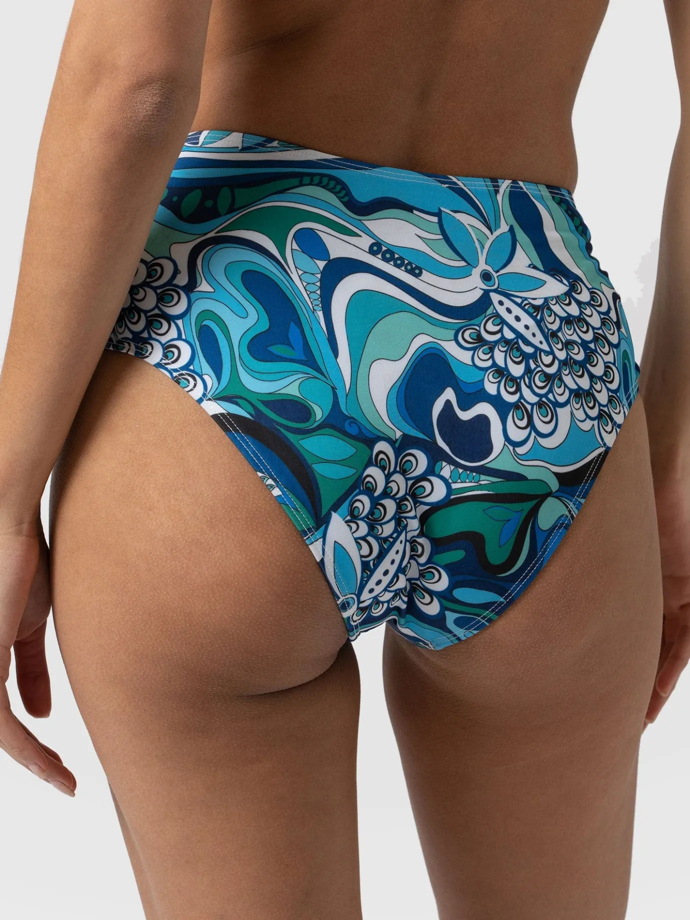 Swimwear|Saint and Sofia Maya Bandeau Bikini Bottom - Paradise