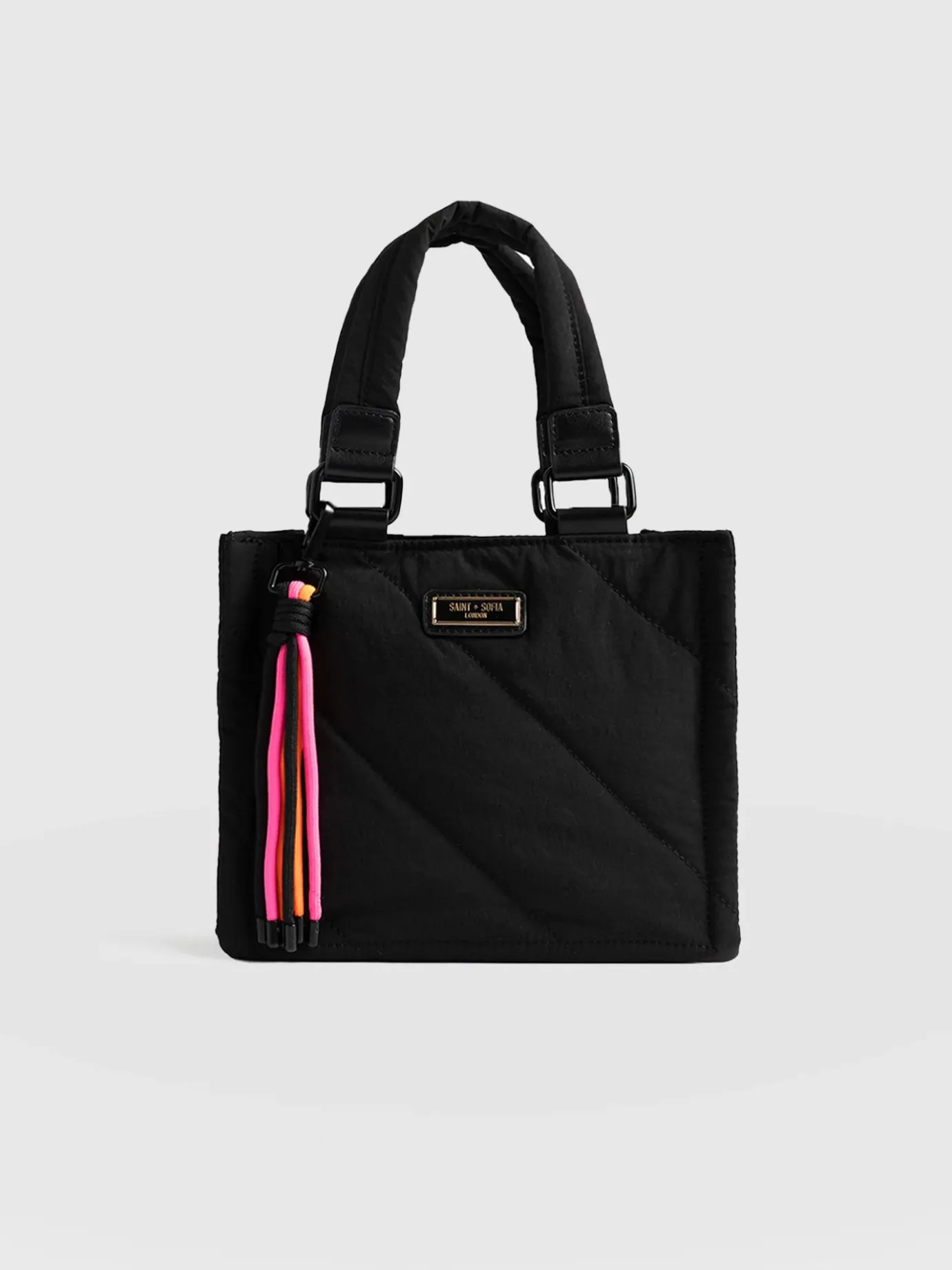 Shoulder Bags|Cross Body Bags|Saint and Sofia Mini Penny Tote Bag - Black