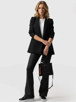 Shoulder Bags|Cross Body Bags|Saint and Sofia Mini Penny Tote Bag - Black