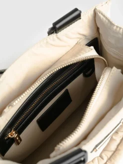 Shoulder Bags|Cross Body Bags|Saint and Sofia Mini Penny Tote Bag - Cream