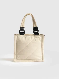 Shoulder Bags|Cross Body Bags|Saint and Sofia Mini Penny Tote Bag - Cream