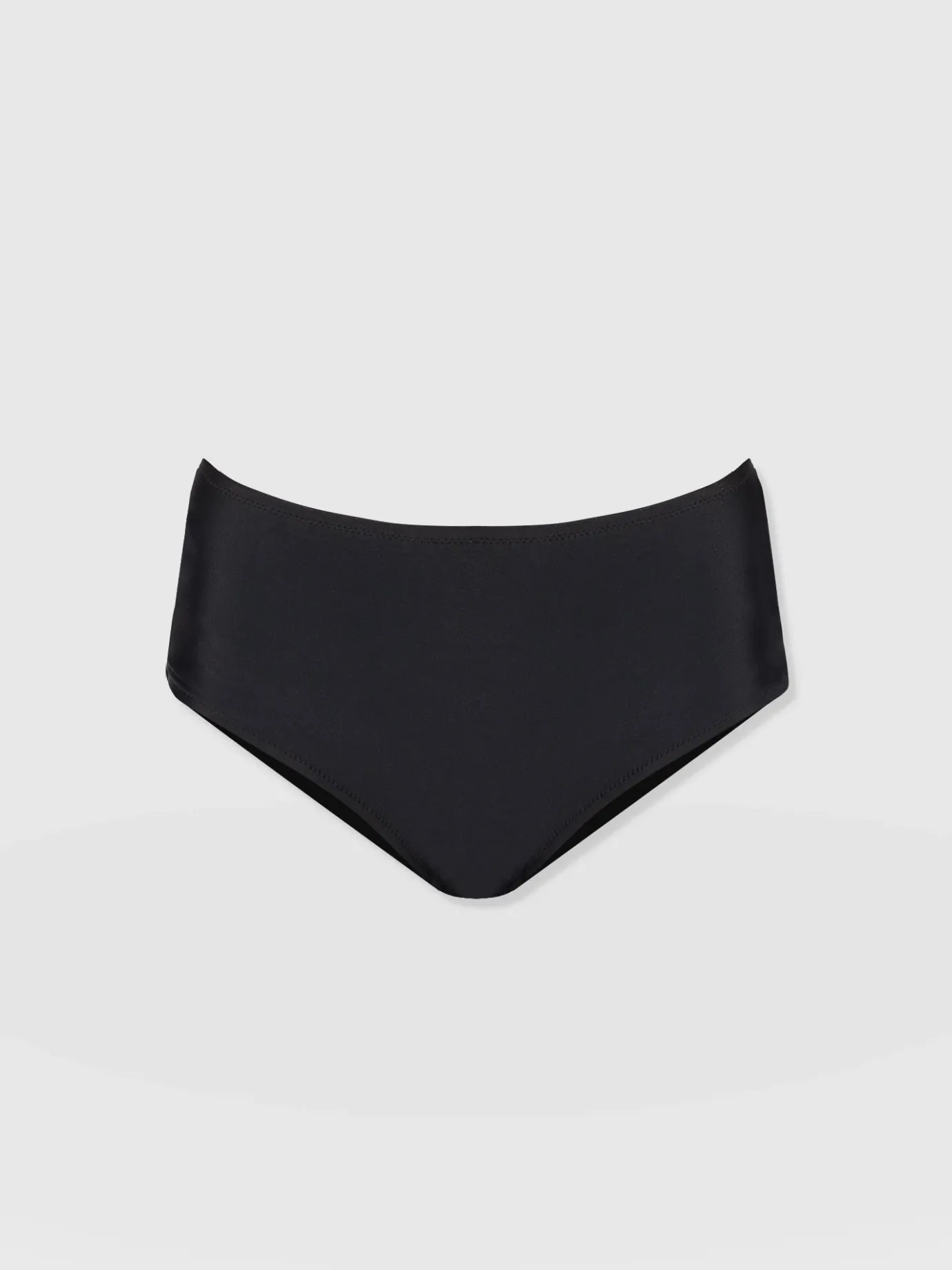 Swimwear|Saint and Sofia Nova High Waisted Bikini Bottom - Black