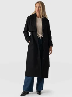 Coats & Jackets|Saint and Sofia Odette Coat - Black