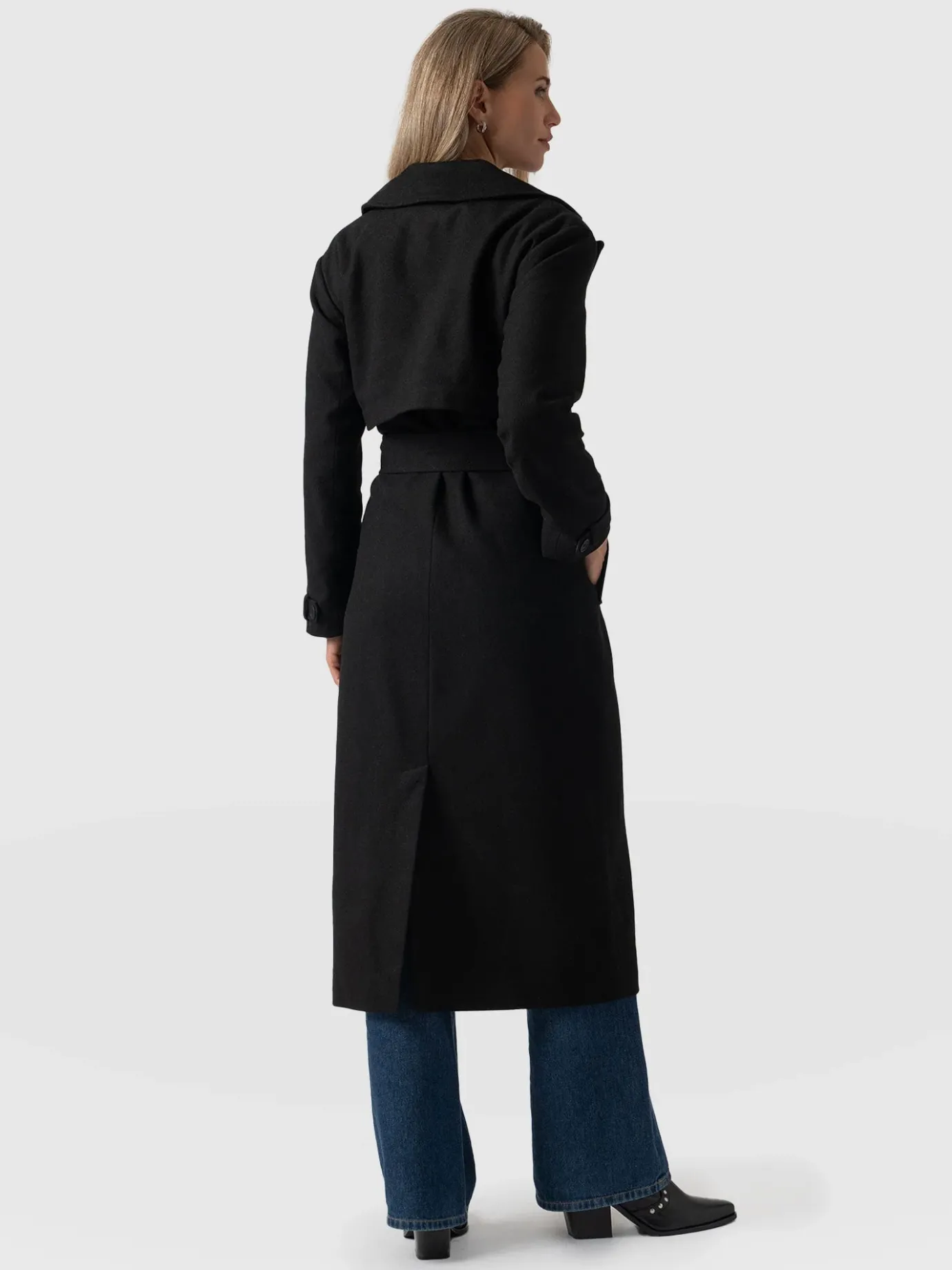 Coats & Jackets|Saint and Sofia Odette Coat - Black