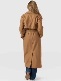 Coats & Jackets|Saint and Sofia Odette Coat - Camel