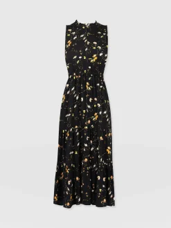 Dresses|Saint and Sofia Orla Dress - Black Floral