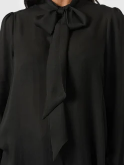Blouses & Shirts|Saint and Sofia Paxton Pussybow Blouse - Black