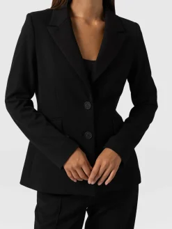 Coats & Jackets|Blazers|Saint and Sofia Payton Blazer - Black