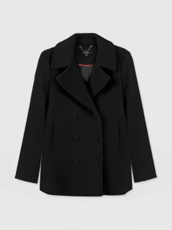 Coats & Jackets|Saint and Sofia Quinn Pea Coat - Black