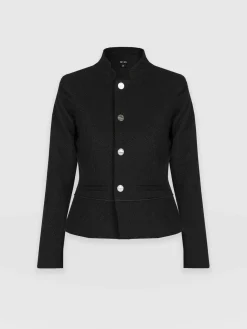 Coats & Jackets|Saint and Sofia Ramone Jacket - Zebra Jacquard