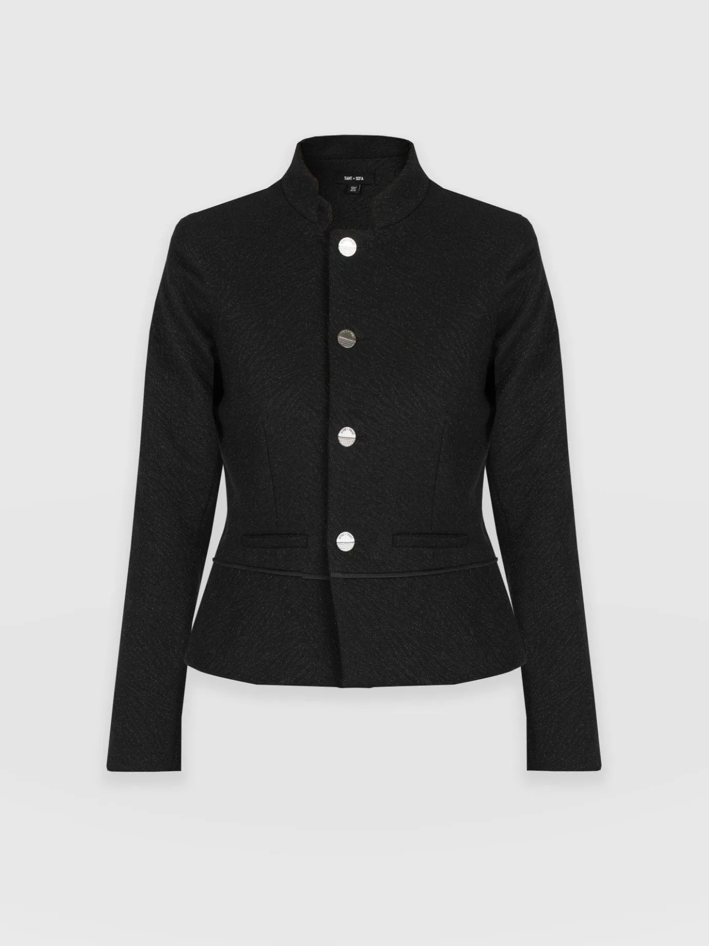 Coats & Jackets|Saint and Sofia Ramone Jacket - Zebra Jacquard