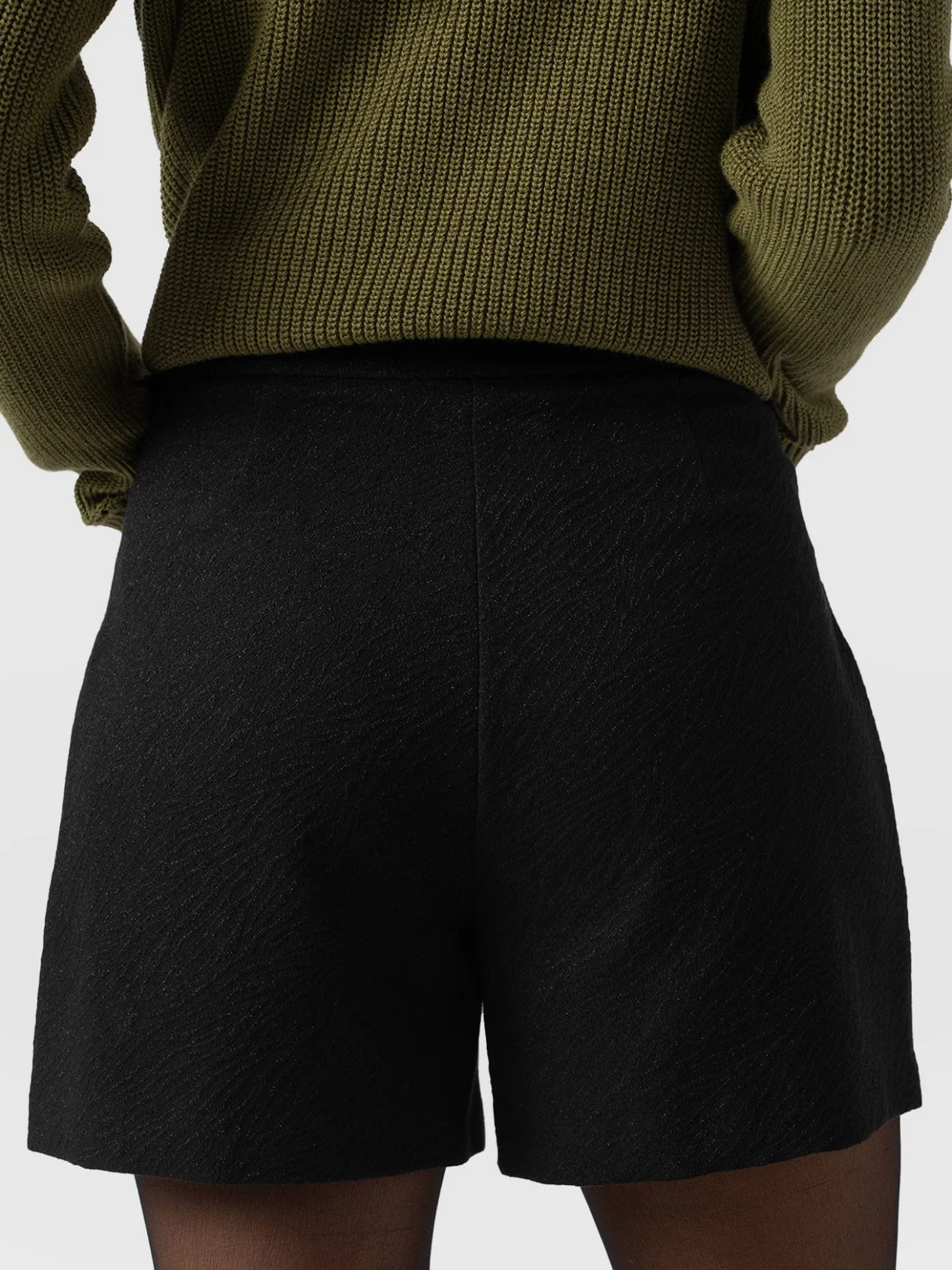Shorts|Saint and Sofia Ramone Short - Zebra Jacquard