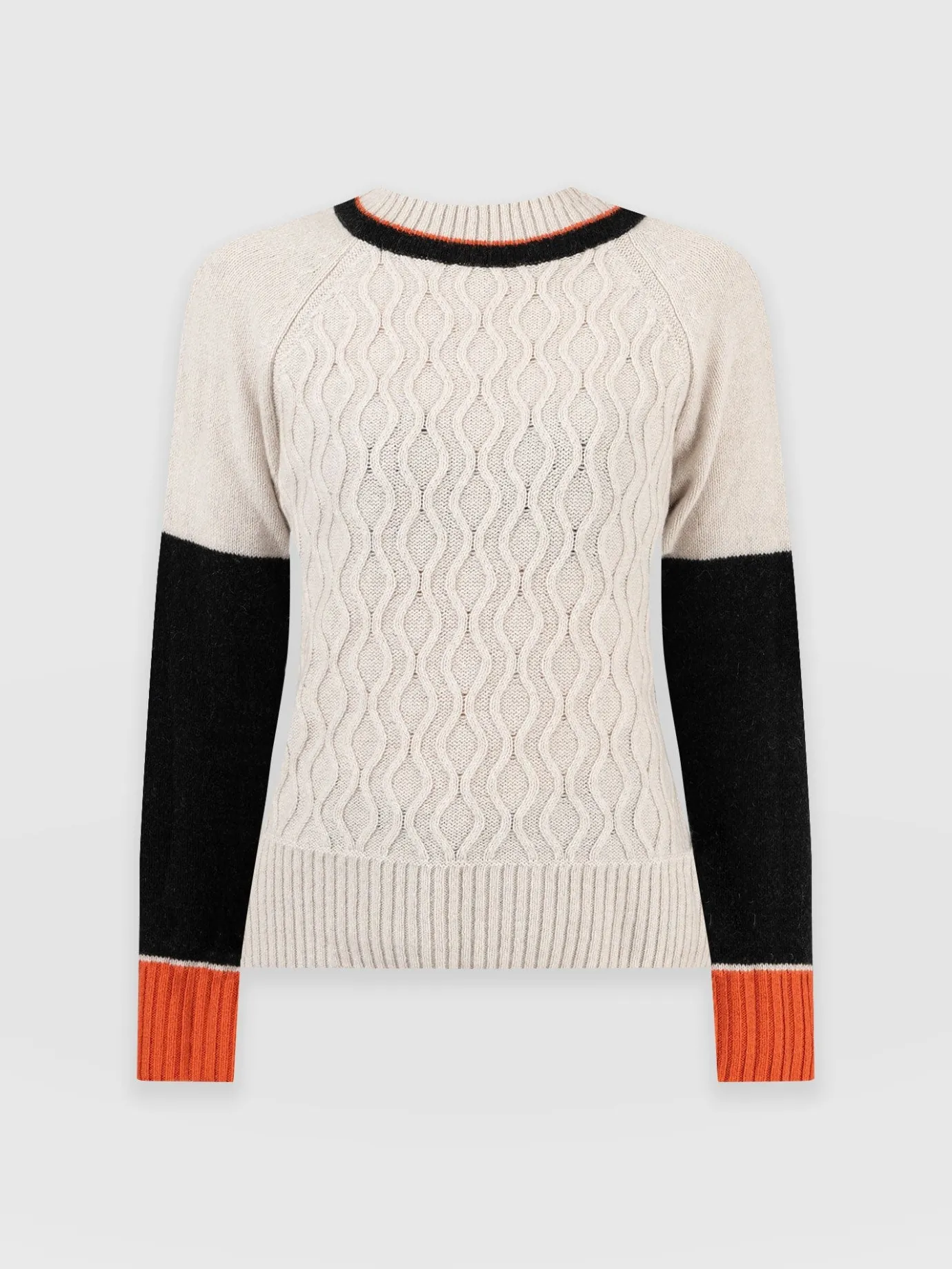Knitwear|Saint and Sofia Rayner Cashmere Jumper - Beige