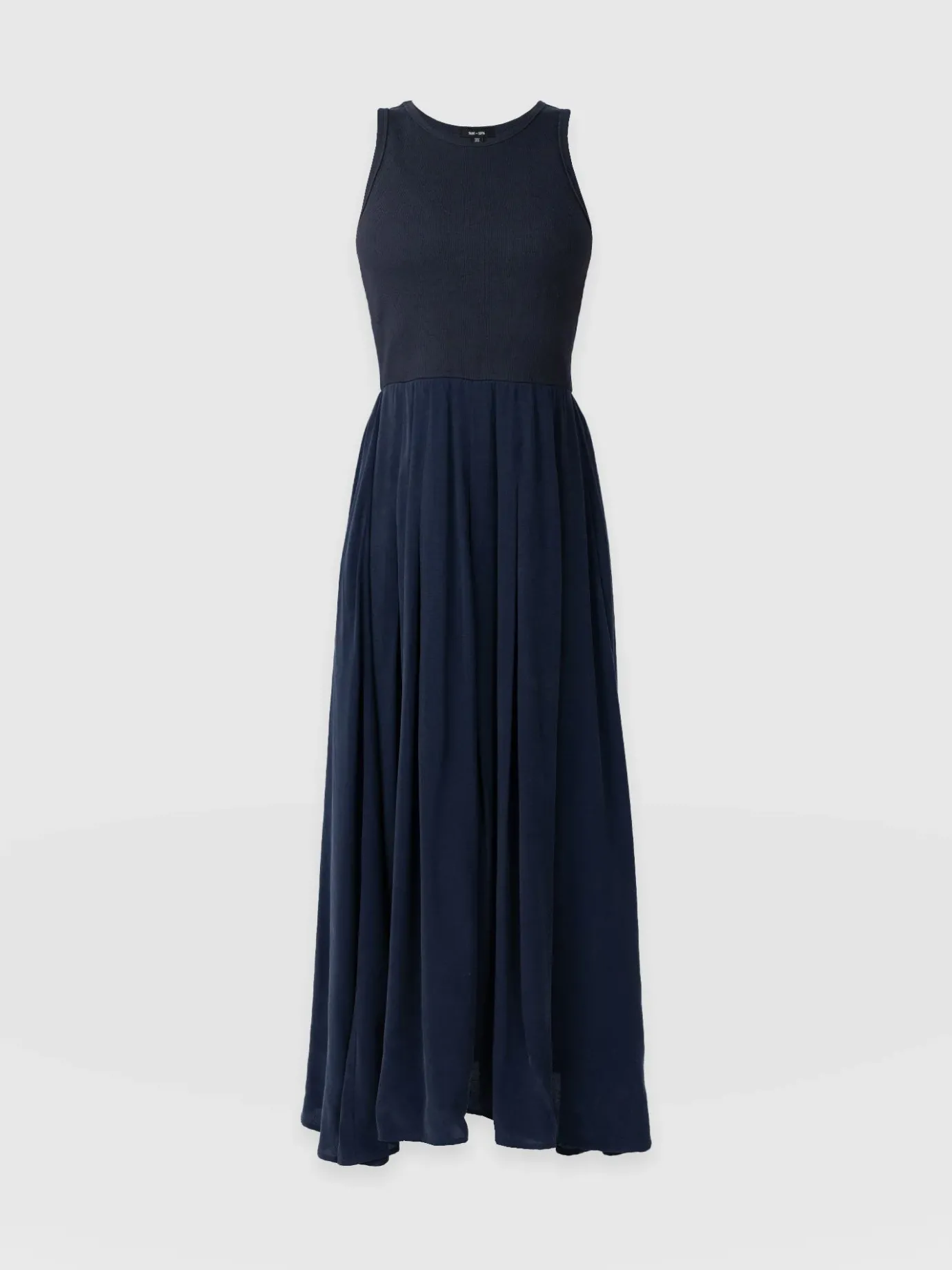 Dresses|Saint and Sofia Renee Contrast Dress - Navy