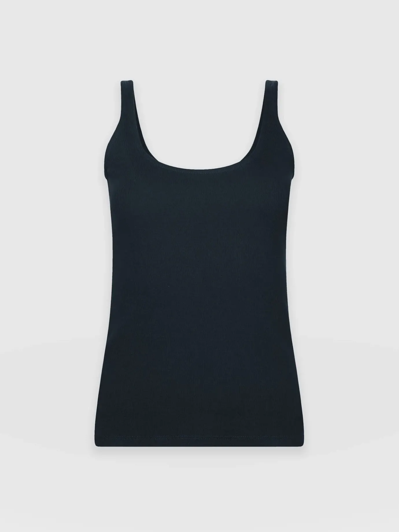 T-shirts & Tanks|Saint and Sofia Rib Cami - Navy