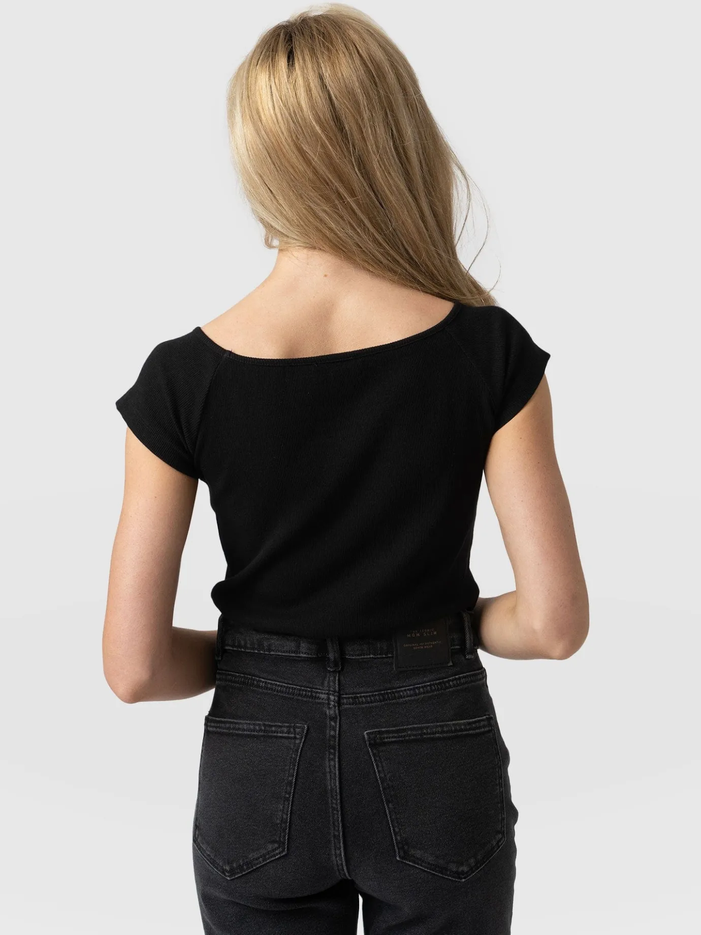 T-shirts & Tanks|Saint and Sofia Riviera Tee - Black