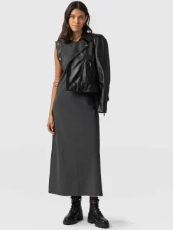 Dresses|Saint and Sofia Rowan Dress - Charcoal Eyelet