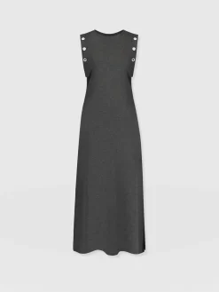 Dresses|Saint and Sofia Rowan Dress - Charcoal Eyelet