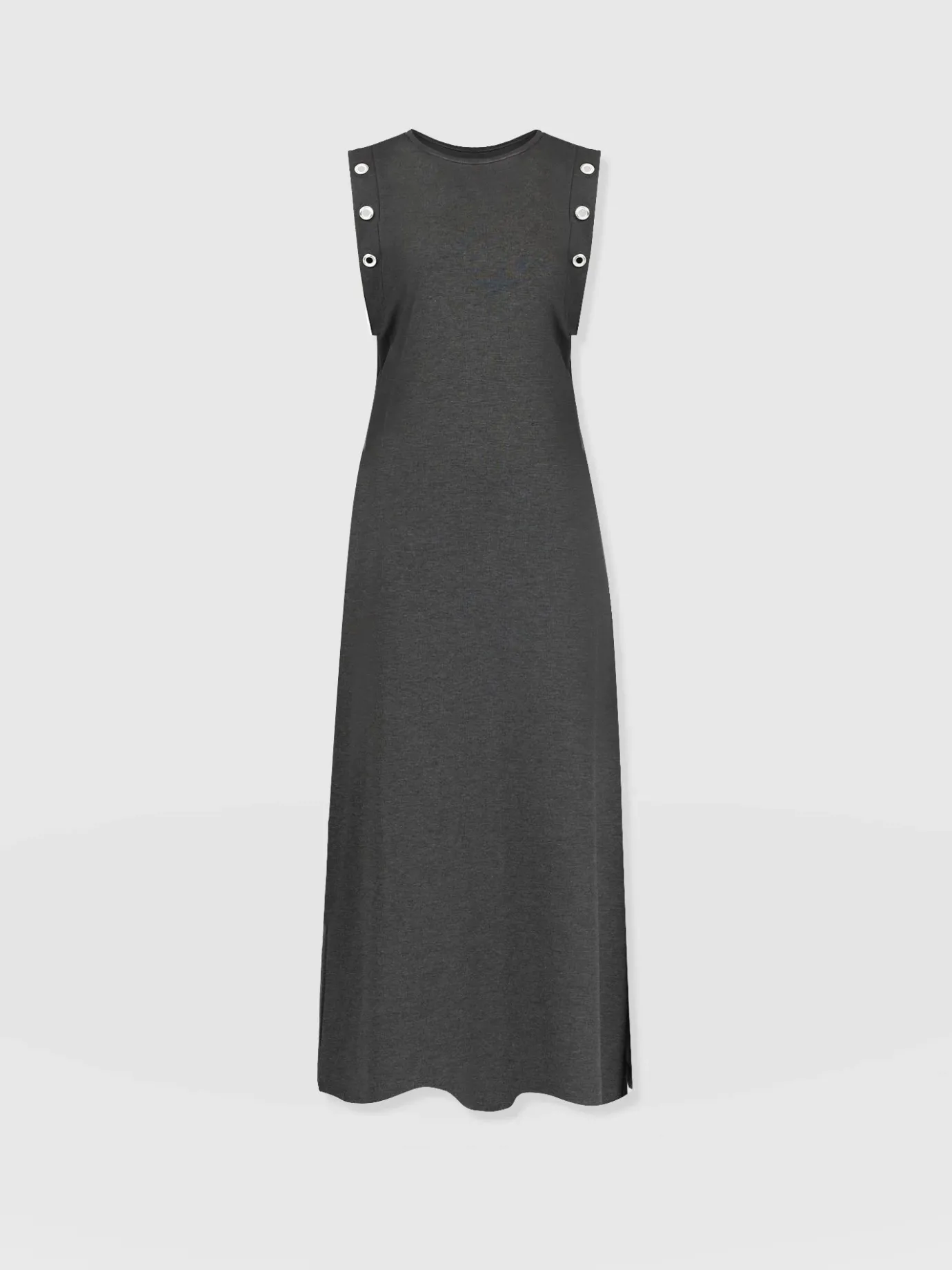 Dresses|Saint and Sofia Rowan Dress - Charcoal Eyelet