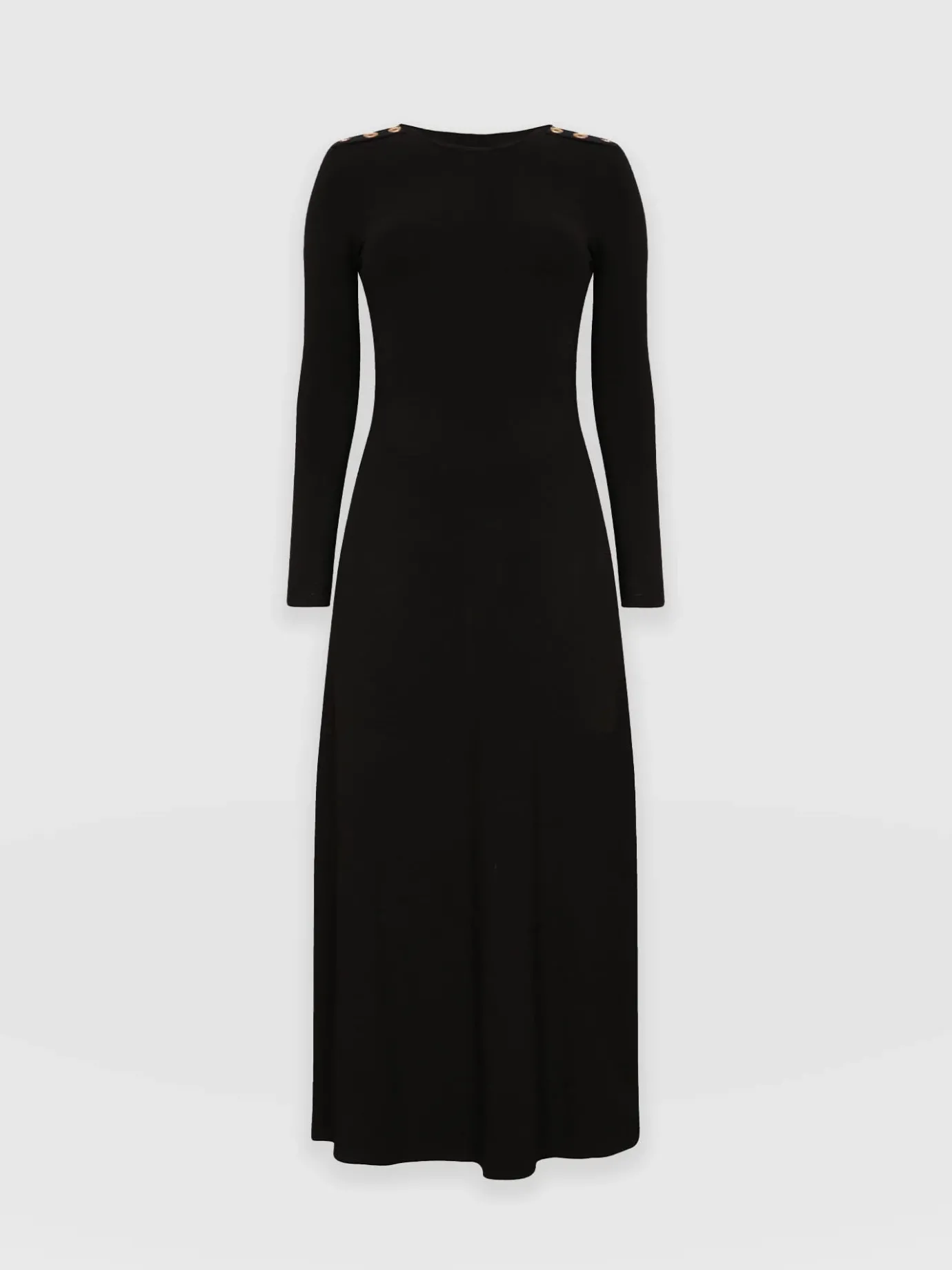 Dresses|Saint and Sofia Runway Maxi Dress - Black