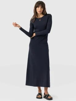 Dresses|Saint and Sofia Runway Maxi Dress - Navy
