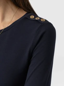 Dresses|Saint and Sofia Runway Maxi Dress - Navy