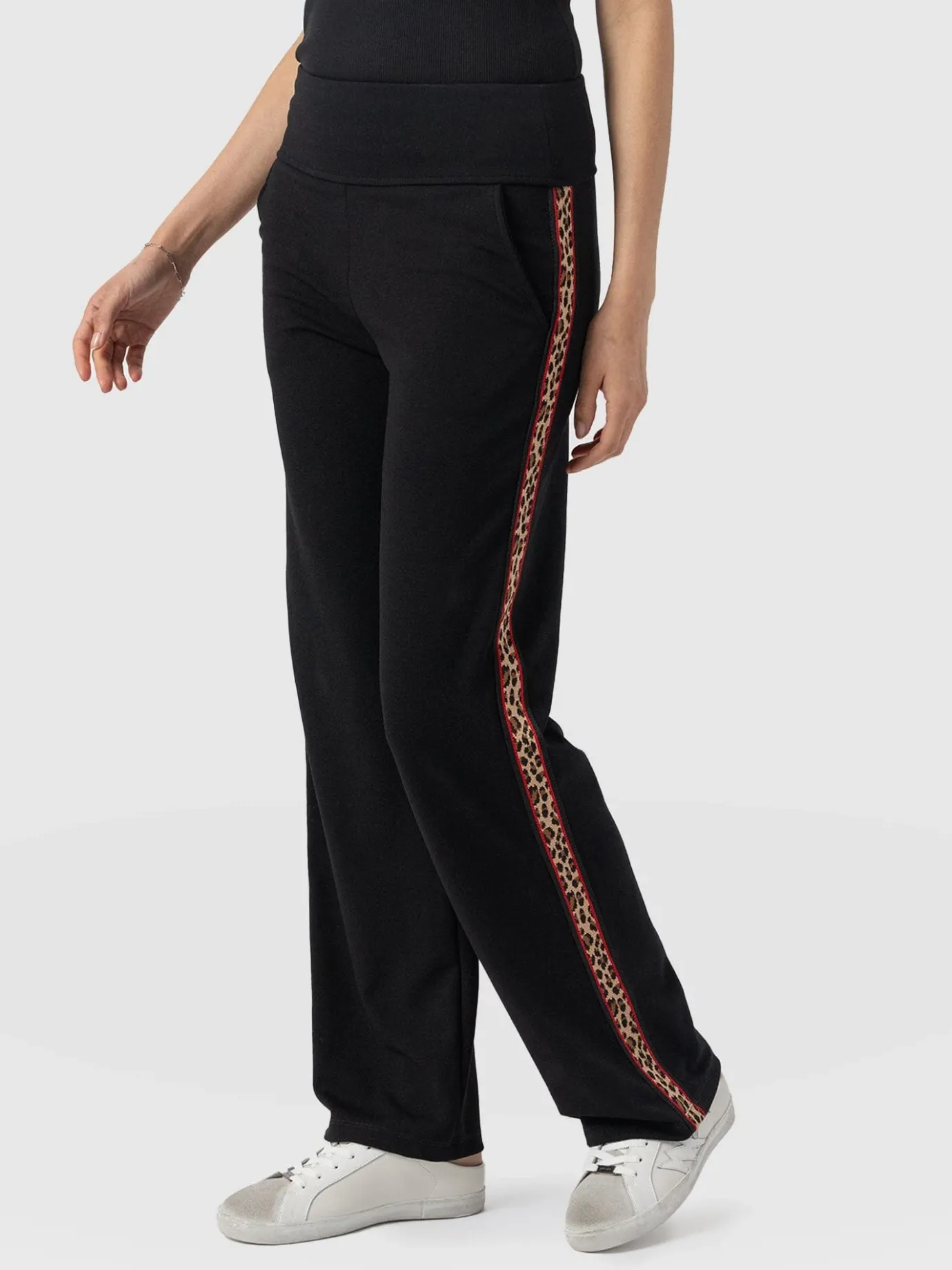 Pants|Saint and Sofia Runway Pant - Black Leopard