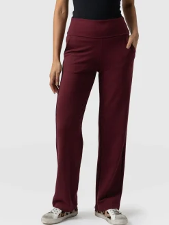 Pants|Saint and Sofia Runway Pant - Burgundy