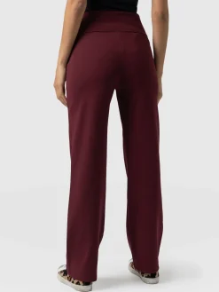 Pants|Saint and Sofia Runway Pant - Burgundy