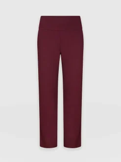 Pants|Saint and Sofia Runway Pant - Burgundy