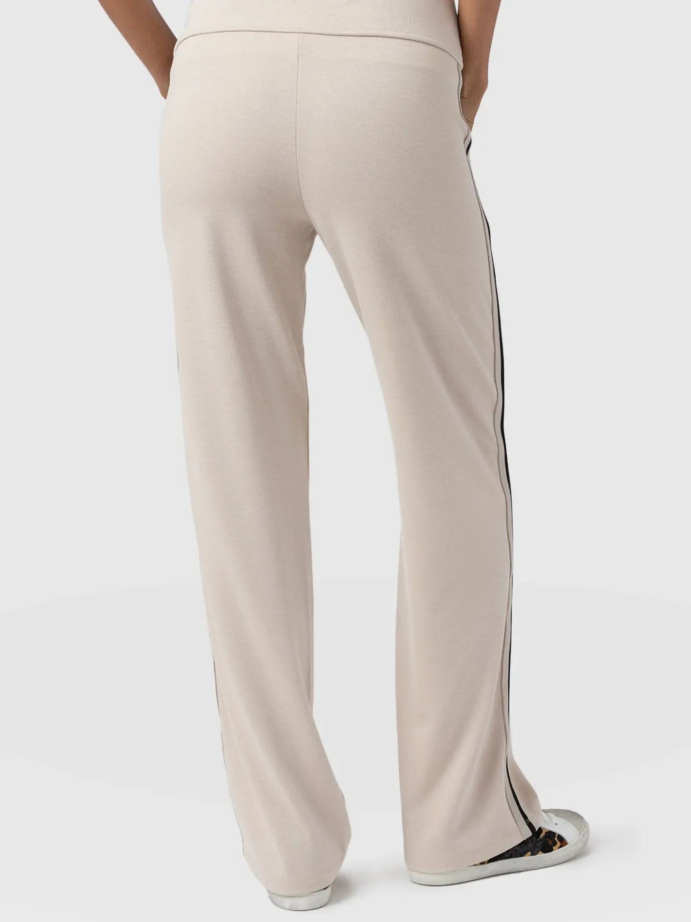 Pants|Saint and Sofia Runway Pant - Light Beige Stripe