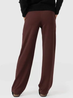 Pants|Saint and Sofia Runway Pant - Maroon - Bronze Stripe