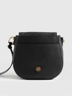 Shoulder Bags|Bags|Saint and Sofia Saddle Bag - Black