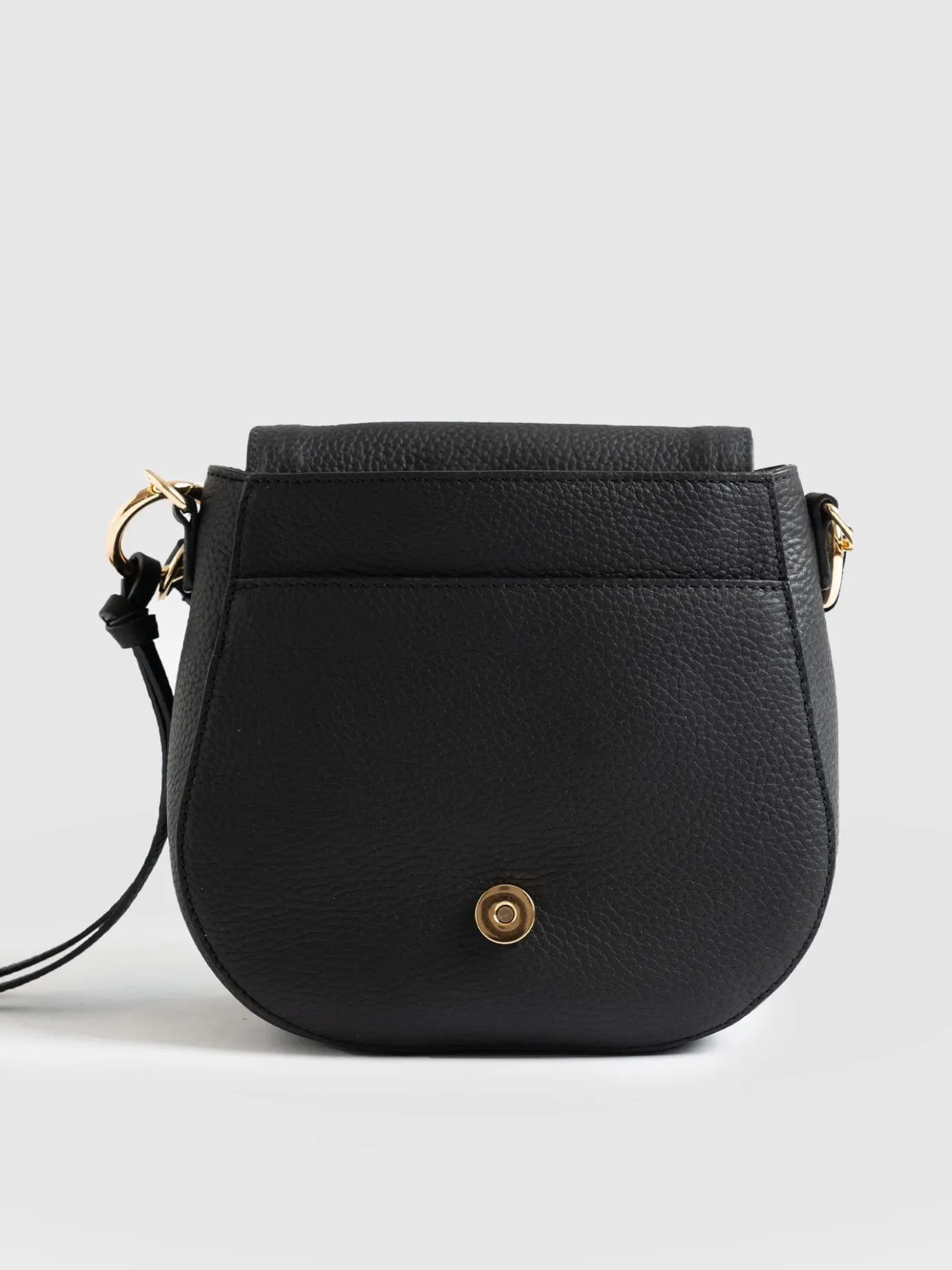 Shoulder Bags|Bags|Saint and Sofia Saddle Bag - Black