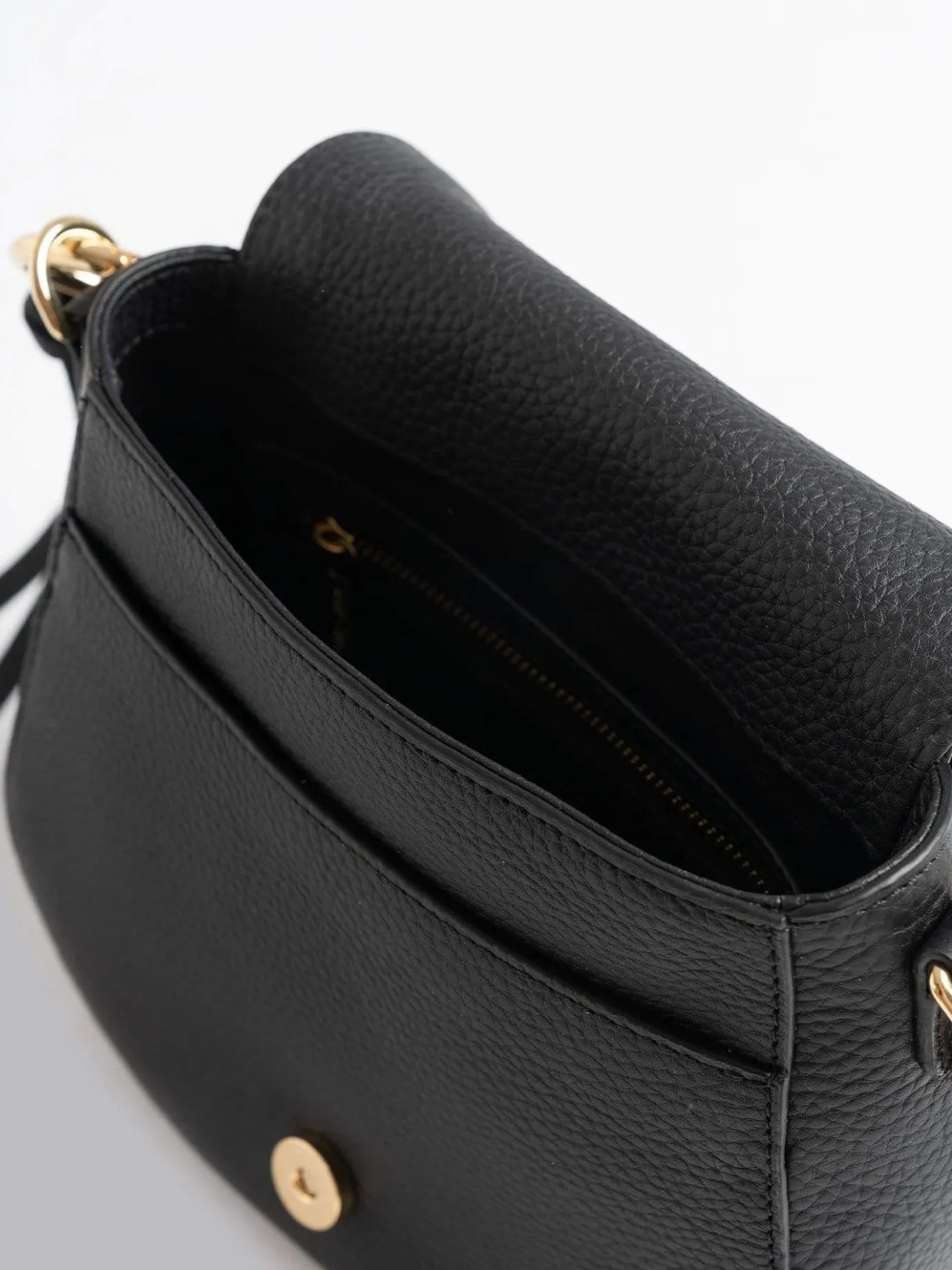 Shoulder Bags|Bags|Saint and Sofia Saddle Bag - Black