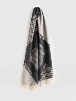 Accessories|Scarves & Hats|Saint and Sofia Saint + Sofia Scarf - Black/Grey