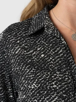 Blouses & Shirts|Saint and Sofia Sawyer Shirt - Monochrome Gothica