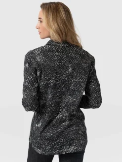 Blouses & Shirts|Saint and Sofia Sawyer Shirt - Monochrome Gothica