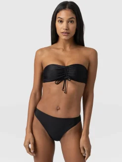 Swimwear|Saint and Sofia Skye Hipster Bikini Bottom - Black