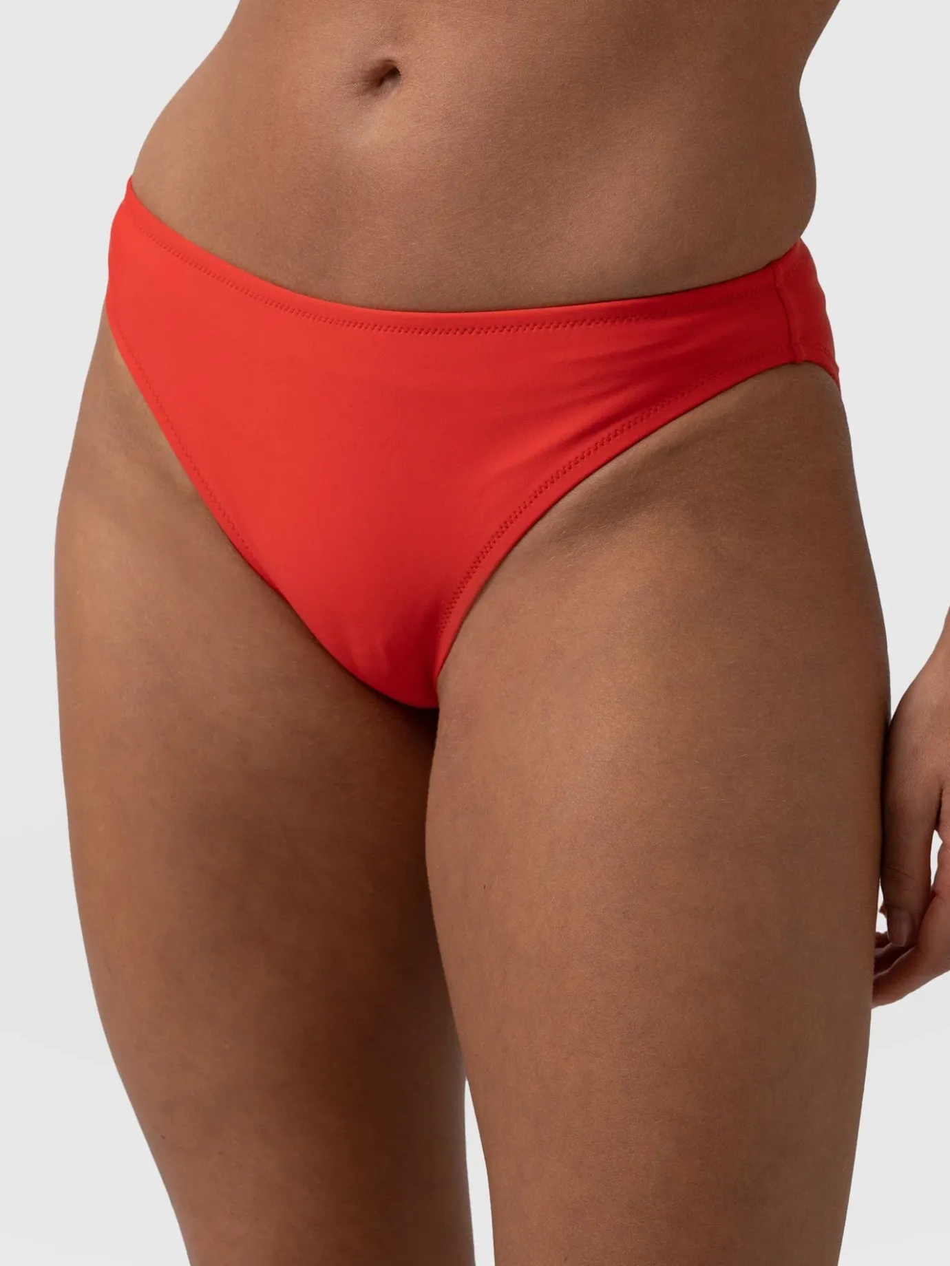 Swimwear|Saint and Sofia Skye Hipster Bikini Bottom - Red