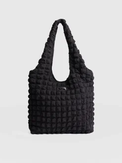 Accessories|Shoulder Bags|Saint and Sofia Soho Shoulder Tote Bag - Black