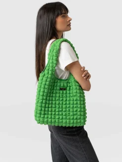 Shoulder Bags|Tote Bags|Saint and Sofia Soho Shoulder Tote Bag - Green
