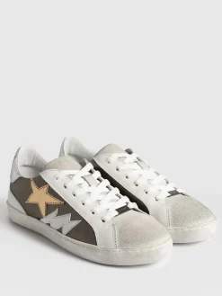Sneakers|Shoes|Saint and Sofia Spitalfields Sneaker - Metallic Gold