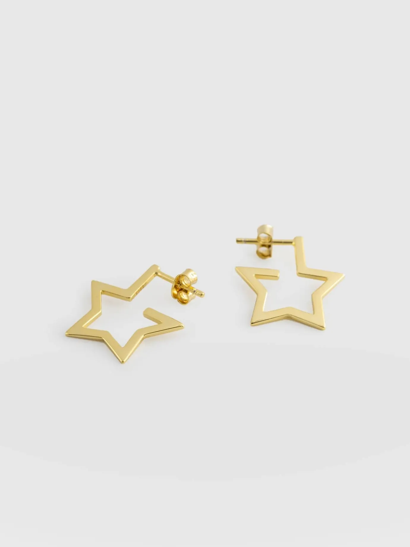 Gold Jewelry|Jewelry|Saint and Sofia Star Earrings
