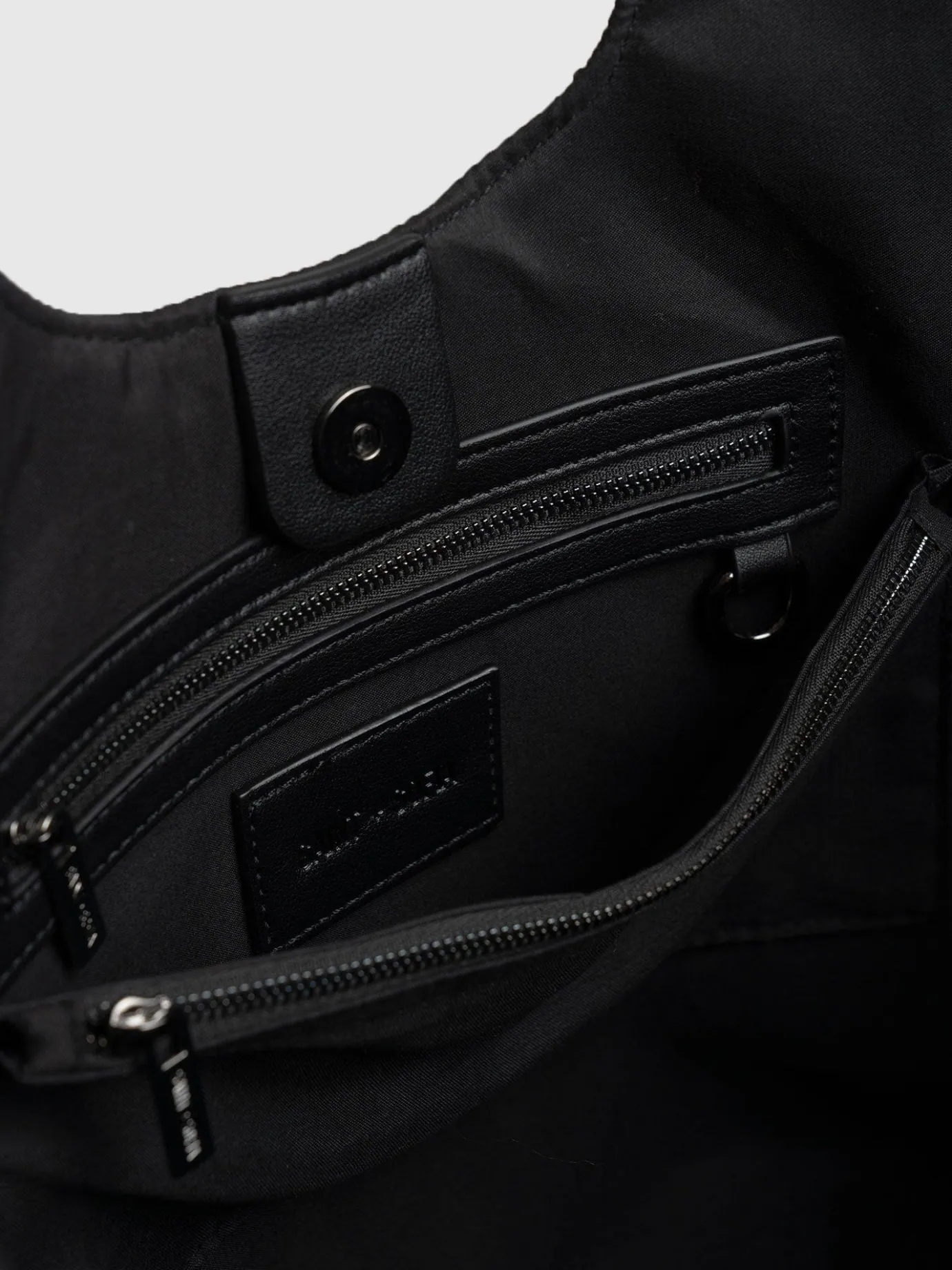 Shoulder Bags|Tote Bags|Saint and Sofia Stella Shoulder Tote Bag - Gloss Black