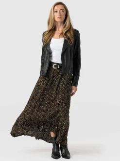 Skirts|Saint and Sofia Sutton Skirt - Ditsy Leopard