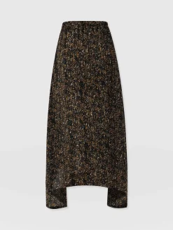 Skirts|Saint and Sofia Sutton Skirt - Ditsy Leopard